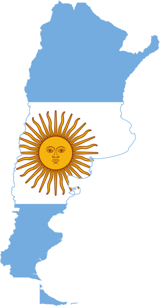 argentina Argentina Flag Map