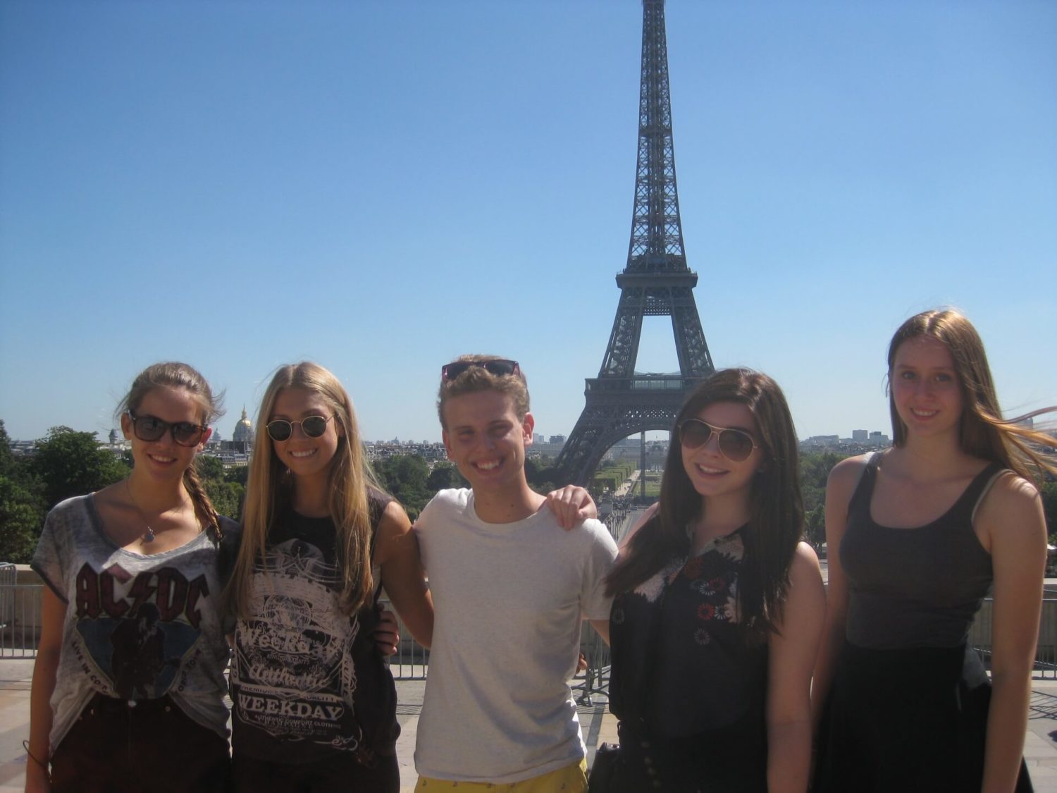 france Eiffel Tower Students
