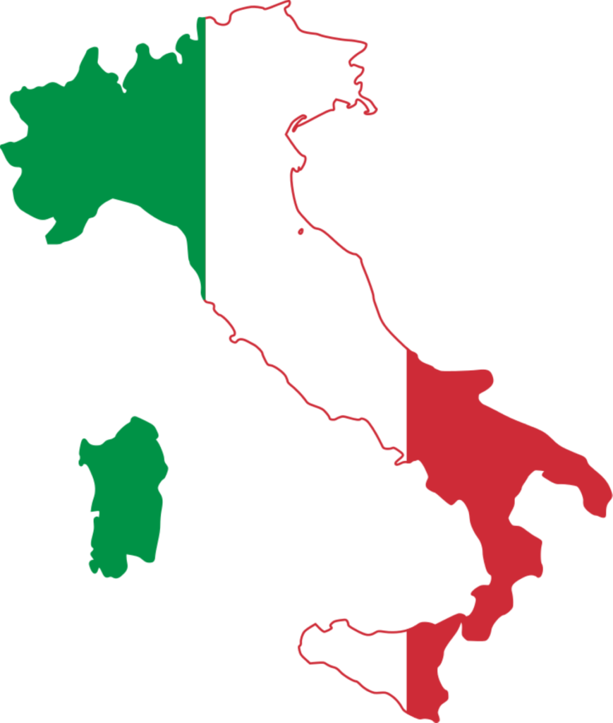 italy Italy Flag Map