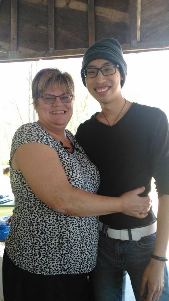Host Mom Judy with Son